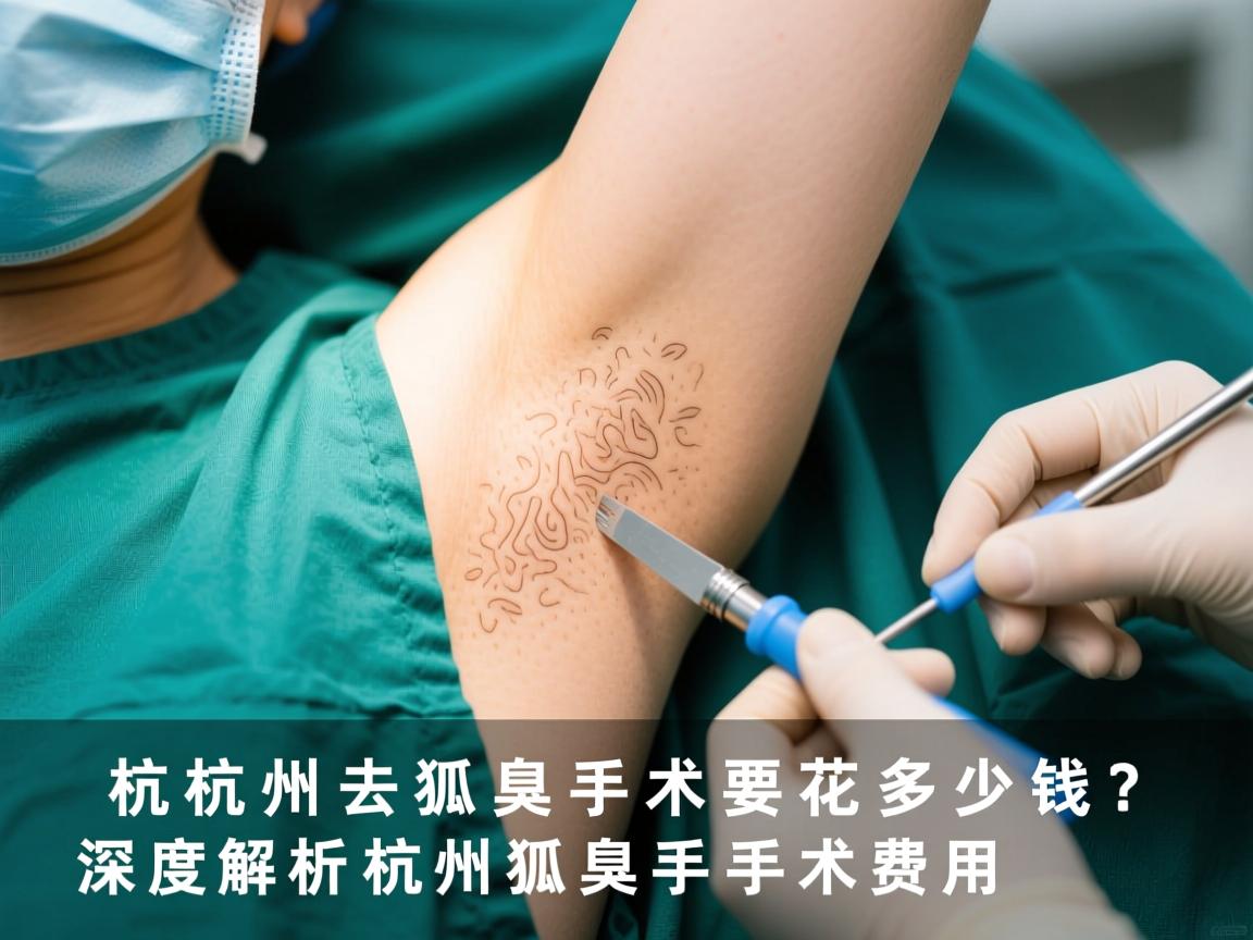 杭州去狐臭手术要花多少钱？深度解析杭州狐臭手术费用