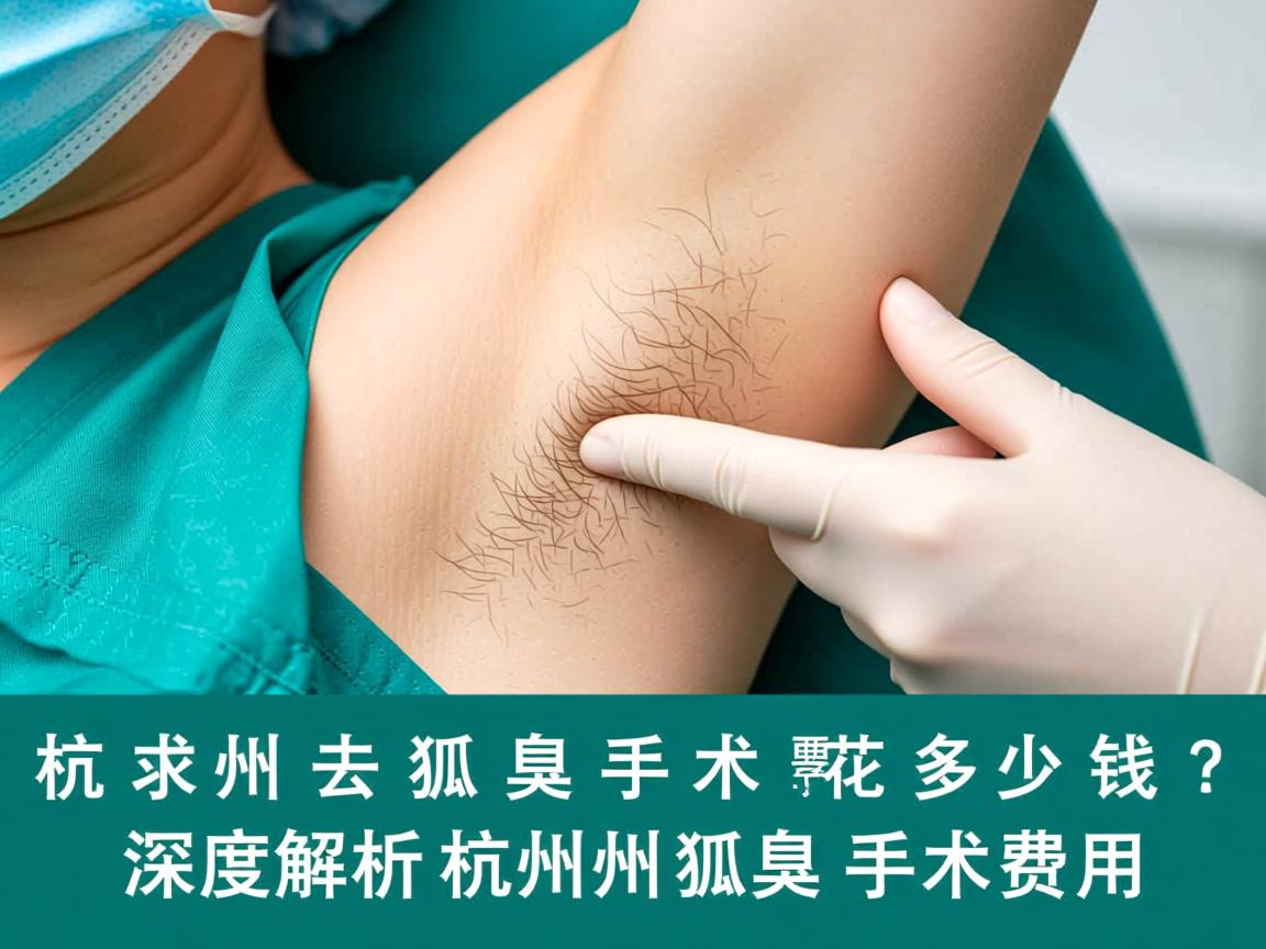 杭州去狐臭手术要花多少钱？深度解析杭州狐臭手术费用