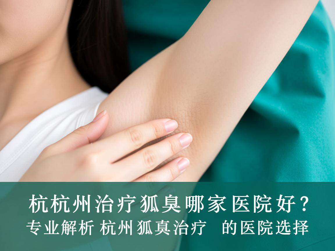 杭州治疗狐臭哪家医院好？专业解析杭州狐臭治疗的医院选择