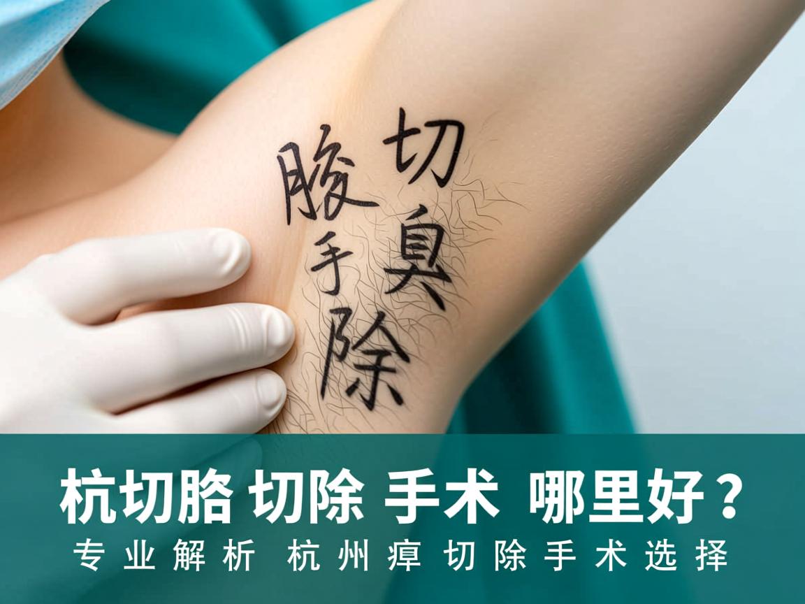 杭州腋臭切除手术哪里好？专业解析杭州腋臭切除手术选择