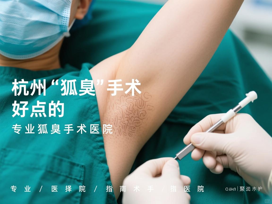 杭州狐臭手术好点的医院选择指南，聚焦专业狐臭手术医院