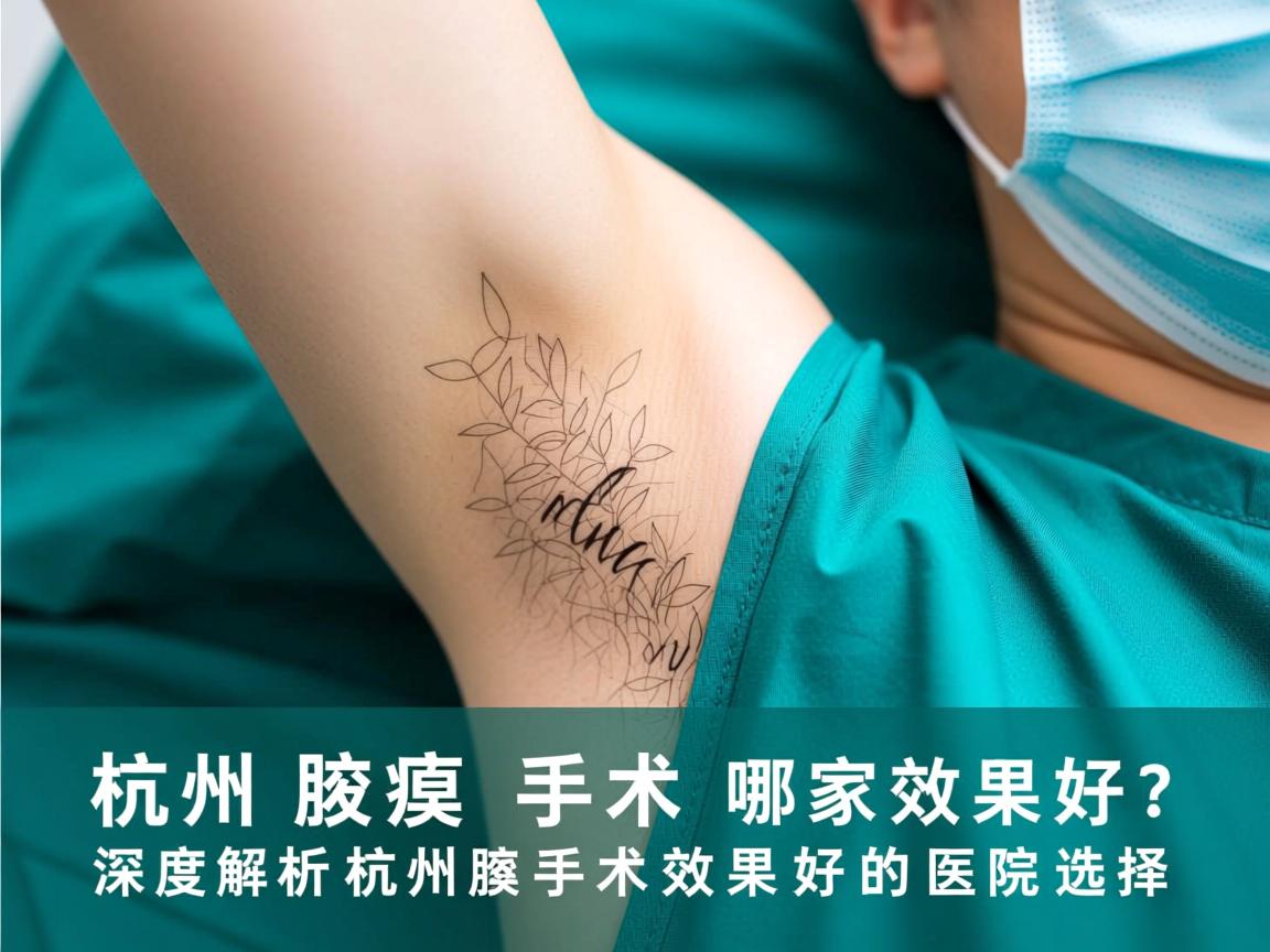 杭州腋臭手术哪家效果好？深度解析杭州腋臭手术效果好的医院选择