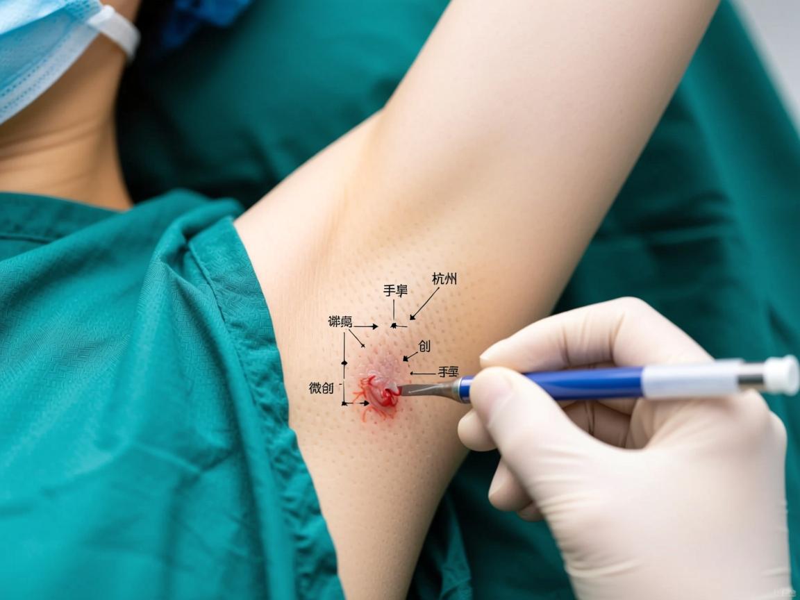 杭州腋秀解析，杭州狐臭微创手术，详解微创手术核心要点