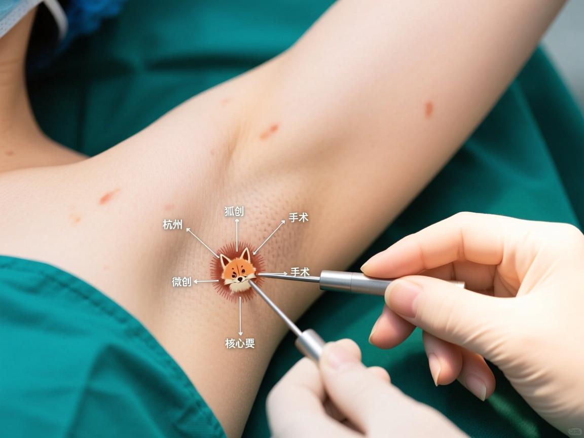 杭州腋秀解析，杭州狐臭微创手术，详解微创手术核心要点