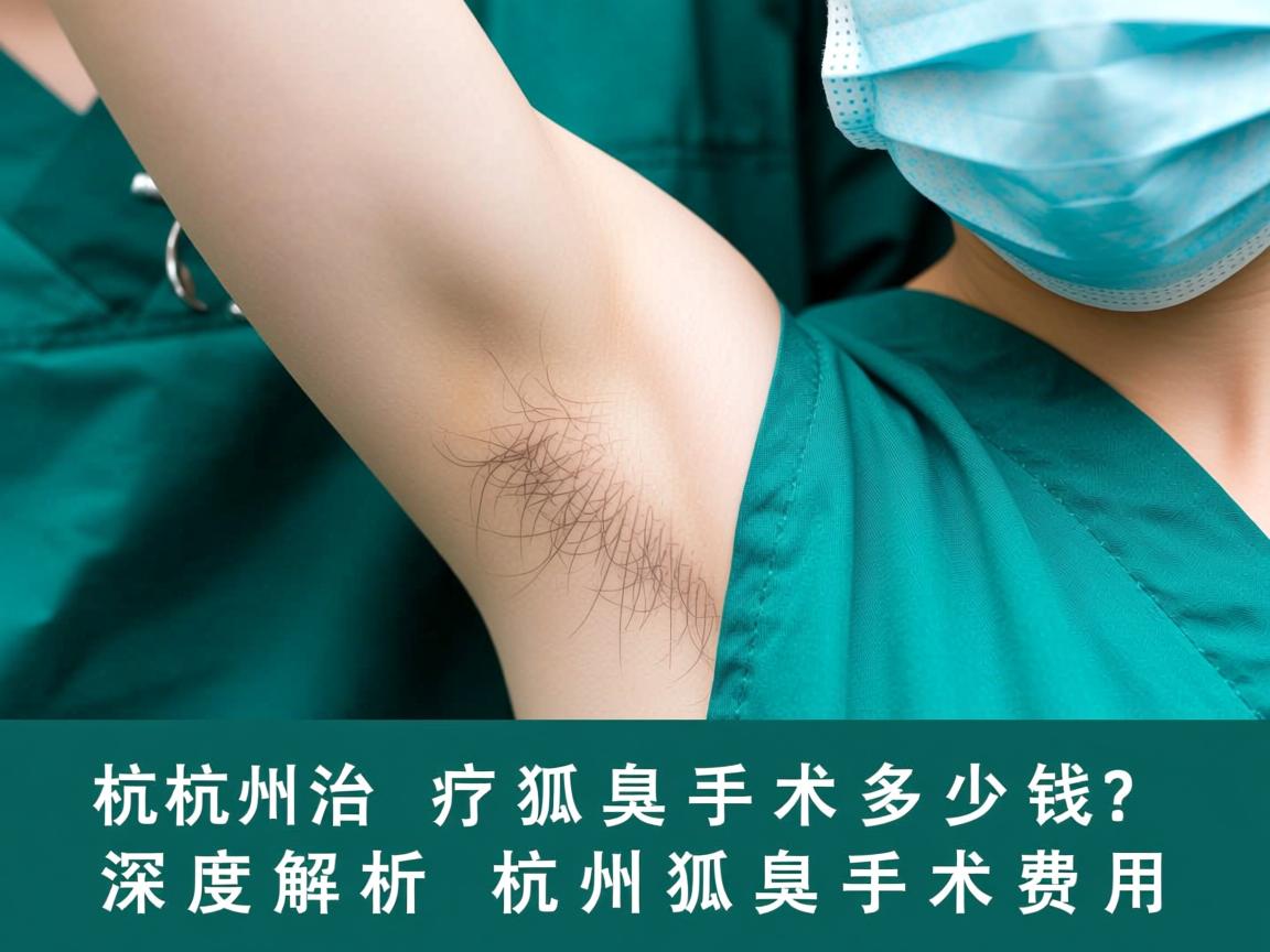 杭州治疗狐臭手术多少钱？深度解析杭州狐臭手术费用