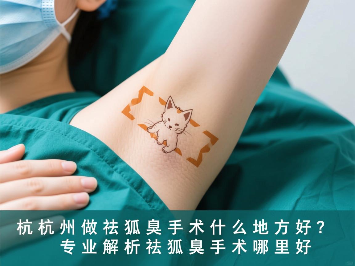 杭州做祛狐臭手术什么地方好？专业解析祛狐臭手术哪里好