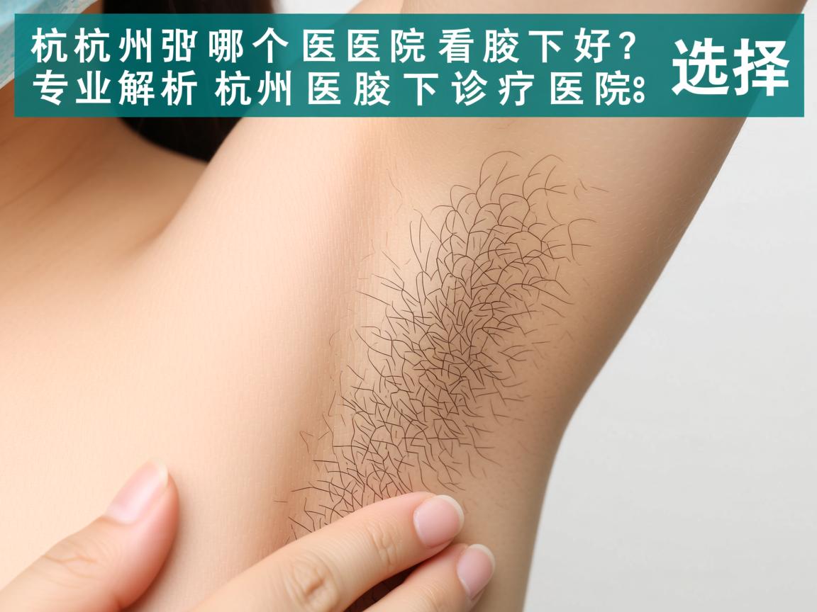 杭州哪个医院看腋下好？专业解析杭州腋下诊疗医院选择