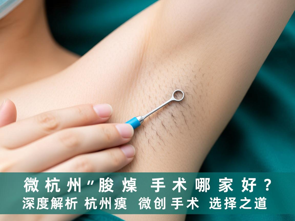 杭州腋臭微创手术哪家好？深度解析杭州腋臭微创手术选择之道