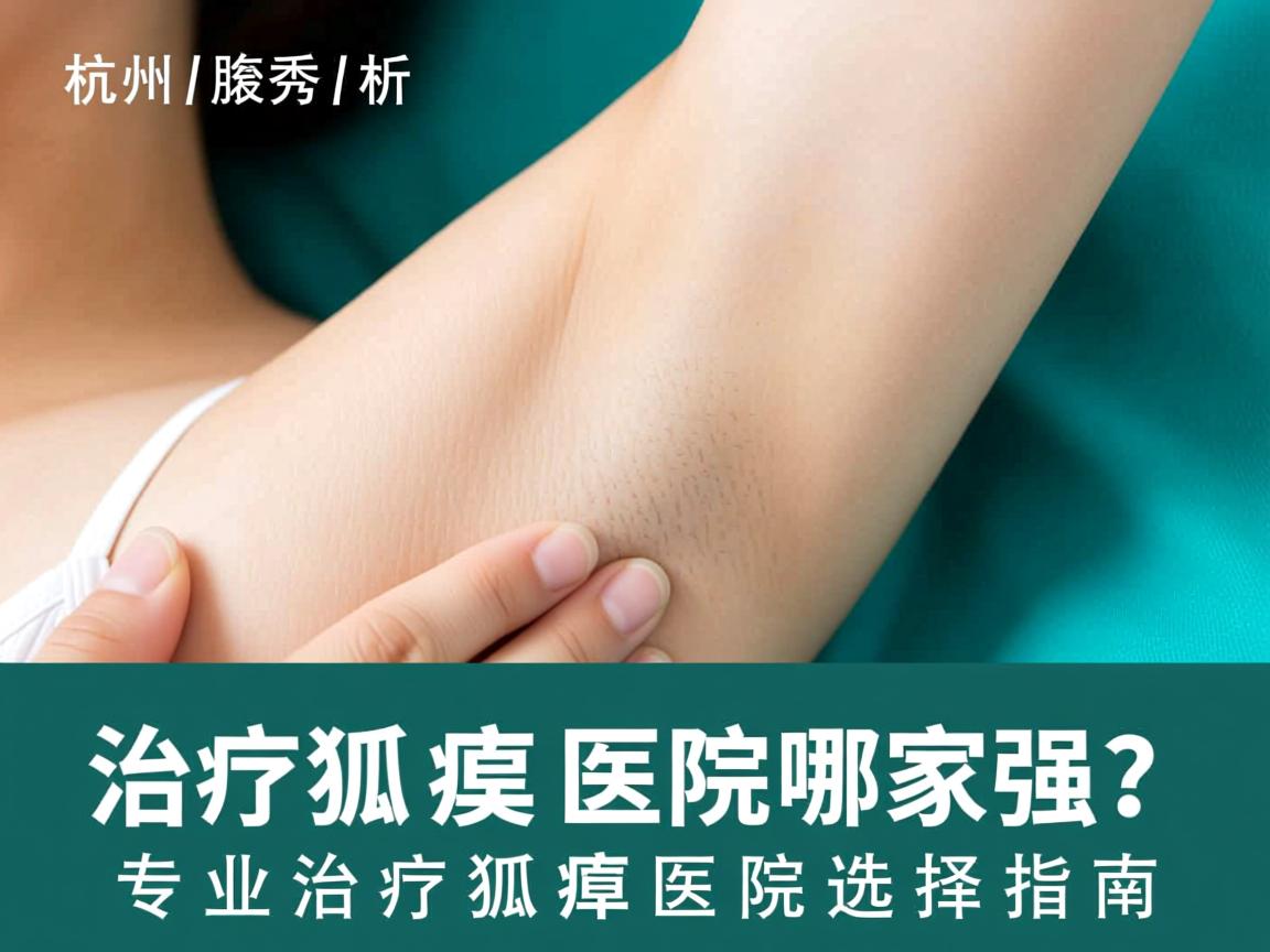 杭州腋秀解析，杭州治疗狐臭医院哪家强？专业治疗狐臭医院选择指南