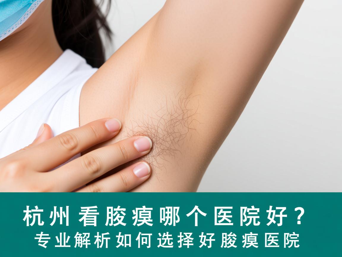 杭州看腋臭哪个医院好？专业解析如何选择好的腋臭医院