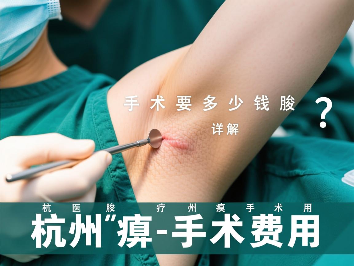杭州腋臭手术要多少钱？详解杭州腋臭手术费用