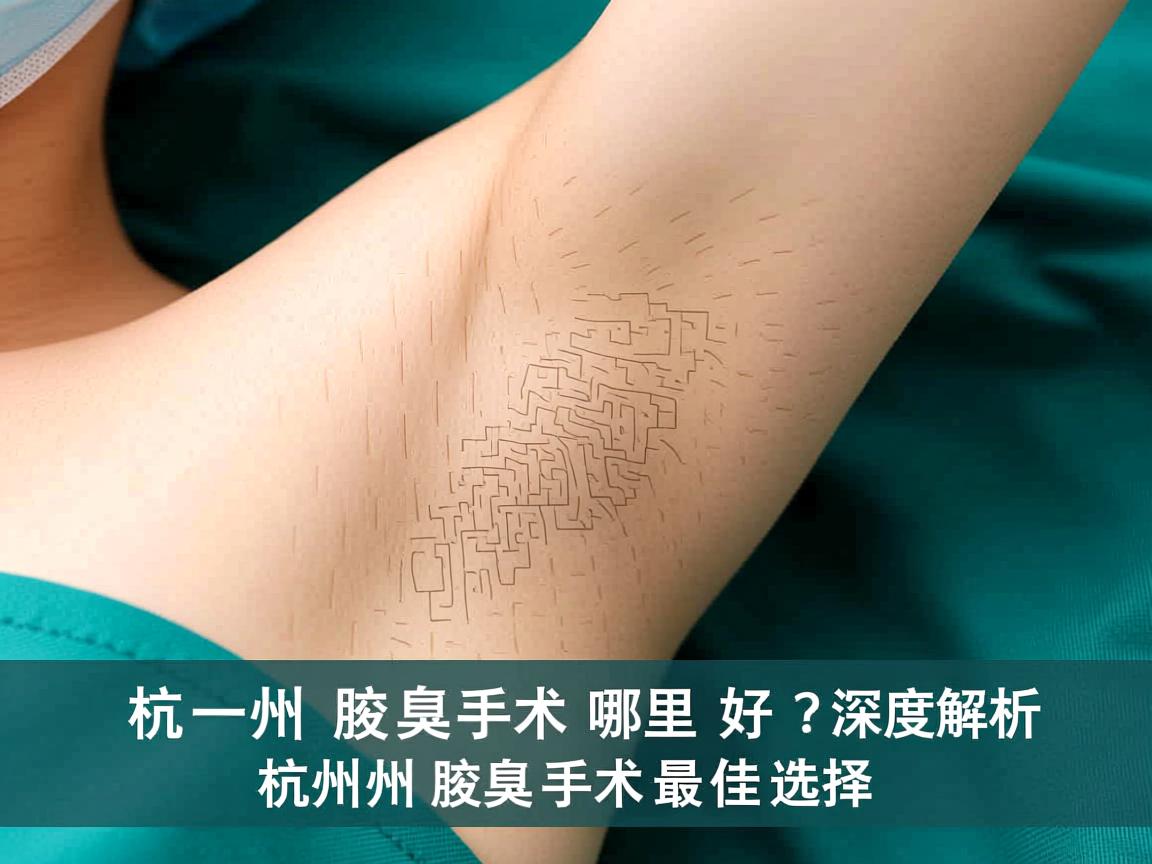 杭州腋臭手术哪里好？深度解析杭州腋臭手术最佳选择