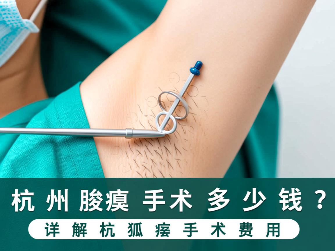 杭州腋臭手术多少钱？详解杭州狐臭手术费用