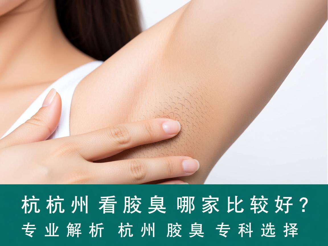 杭州看腋臭哪家比较好？专业解析杭州腋臭专科选择