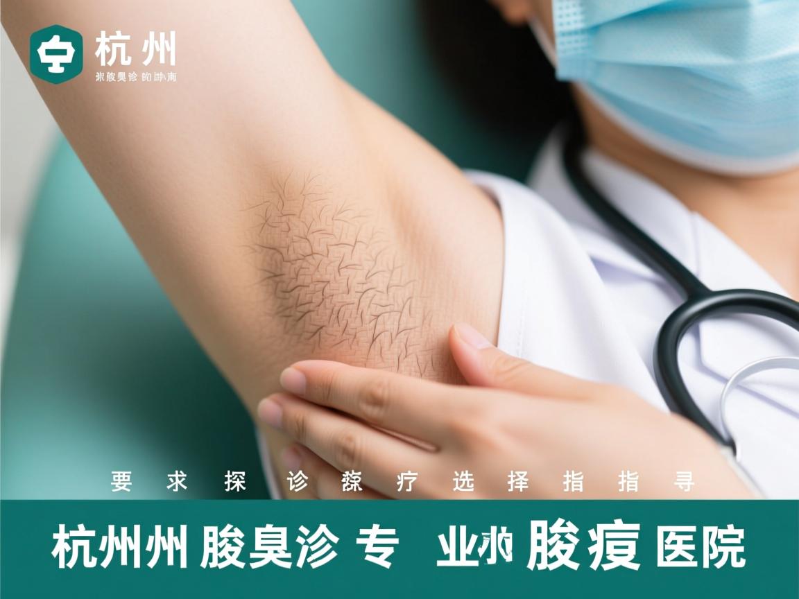 杭州腋臭诊疗选择指南，探寻杭州专业的腋臭医院
