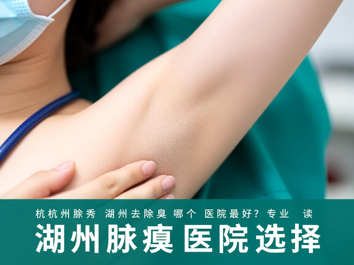 杭州腋秀解析，湖州去除腋臭哪个医院最好？专业解读湖州腋臭医院选择