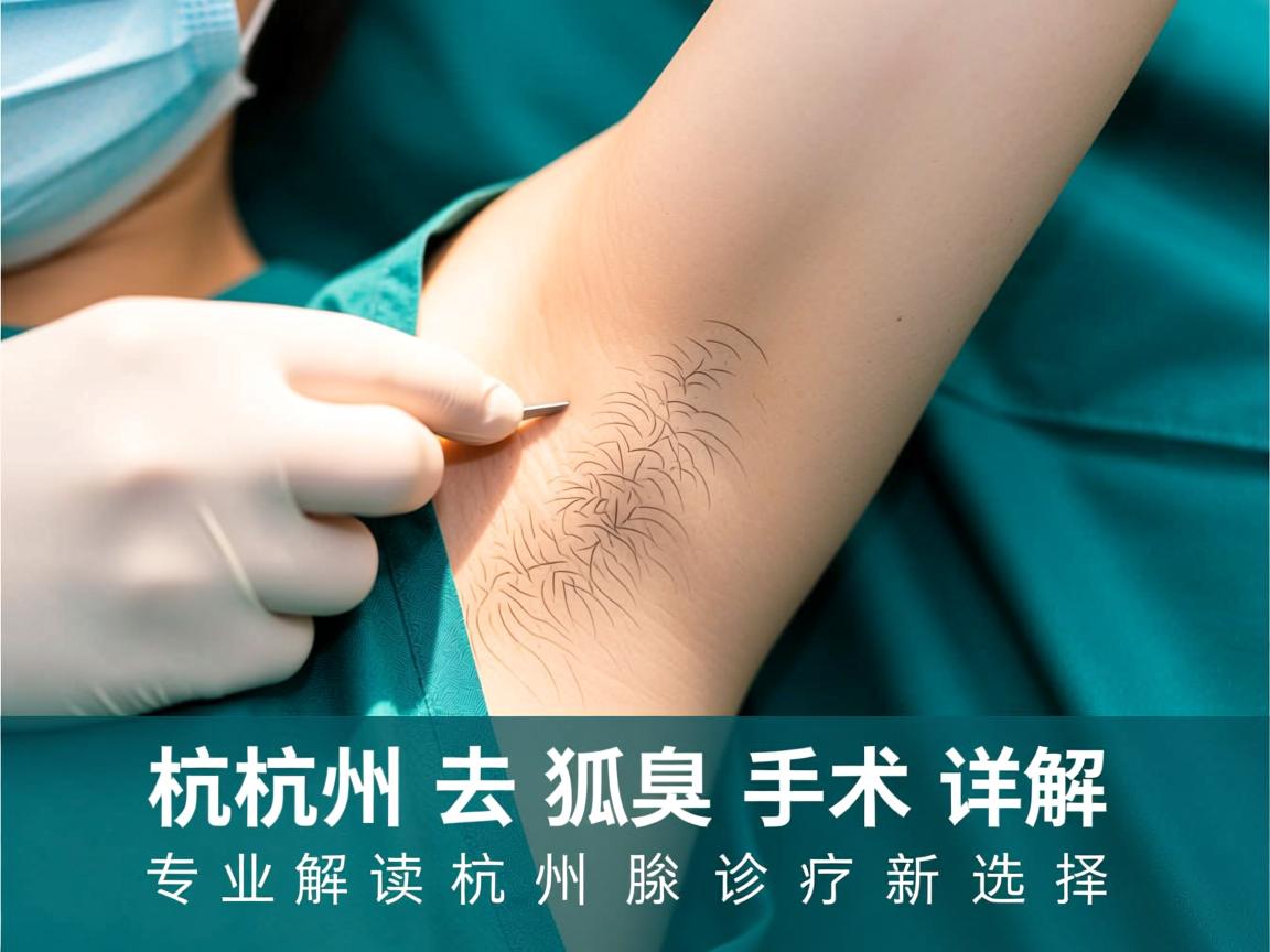 杭州去狐臭手术详解，专业解读杭州腋臭诊疗新选择