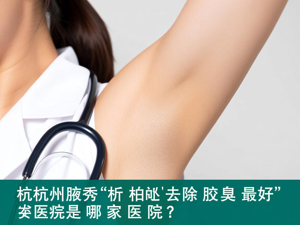 杭州腋秀解析，杭州去除腋臭最好的医院是哪家医院？
