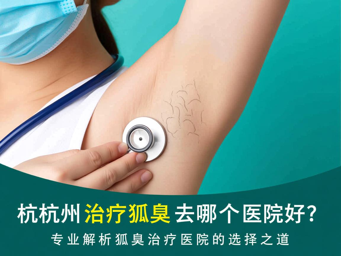 杭州治疗狐臭去哪个医院好？专业解析狐臭治疗医院的选择之道