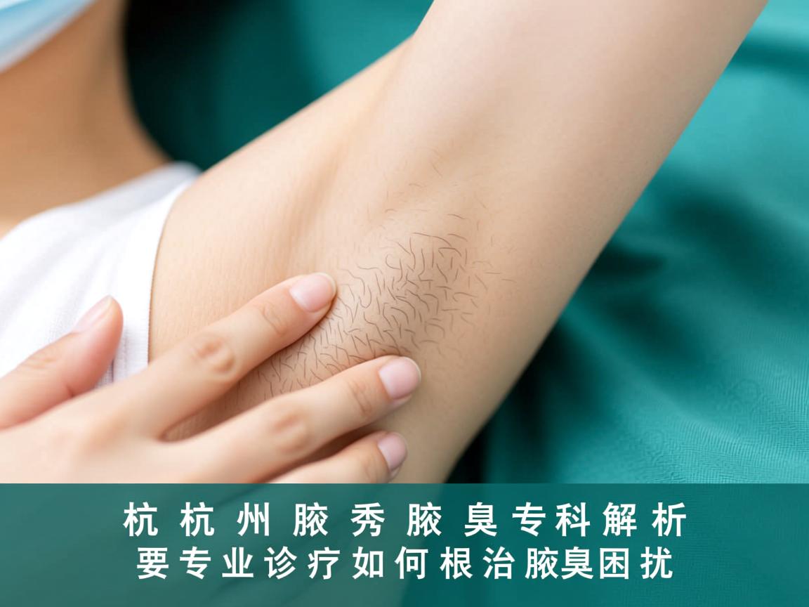 杭州腋秀腋臭专科解析,专业诊疗如何根治腋臭困扰 杭州腋秀腋臭专科解析,专业诊疗如何根治腋臭困扰