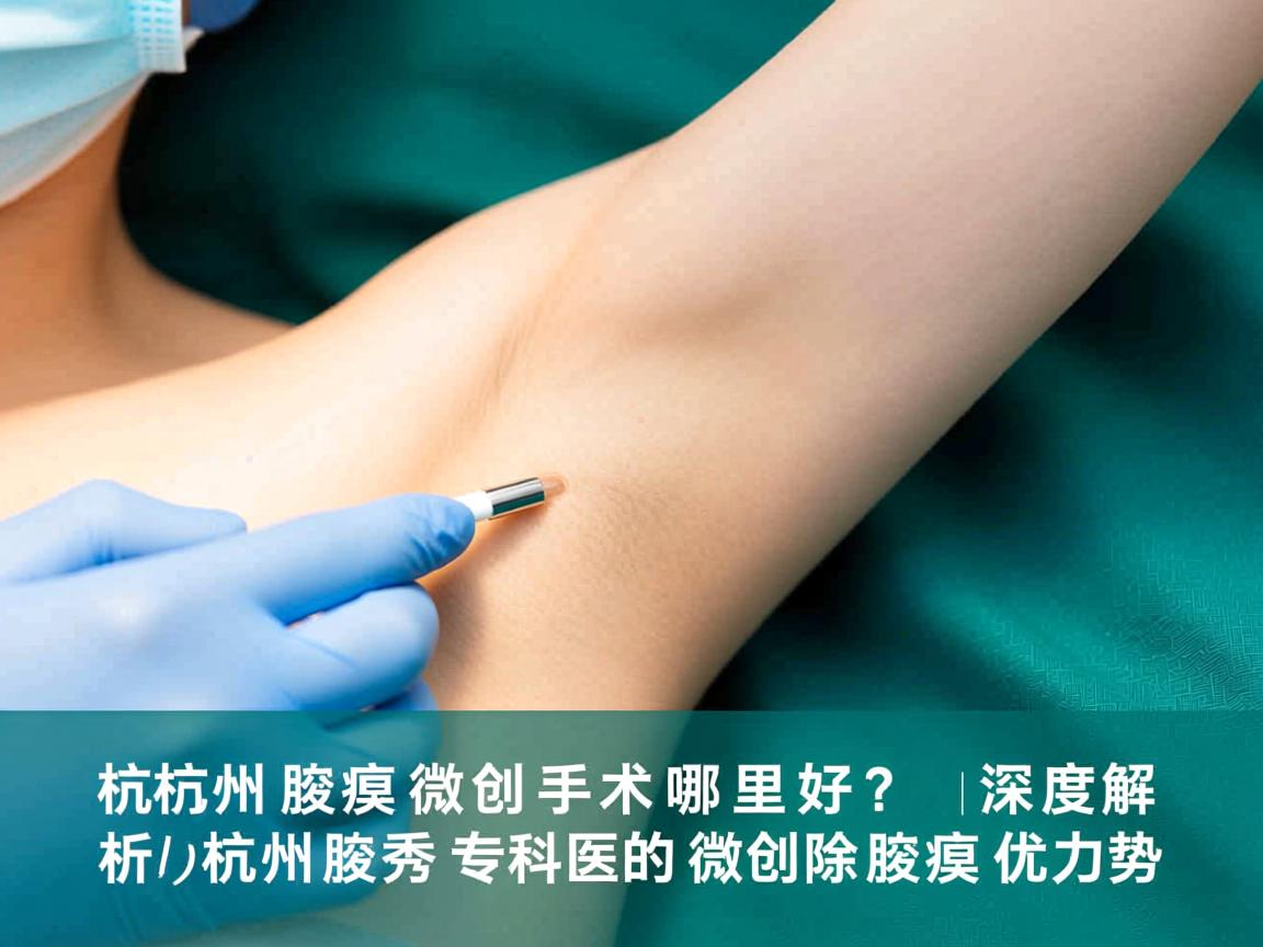 杭州腋臭微创手术哪里好?深度解析杭州腋秀专科的微创除腋臭优势 杭州腋臭微创手术哪里好?深度解析杭州腋秀专科的微创除腋臭优势