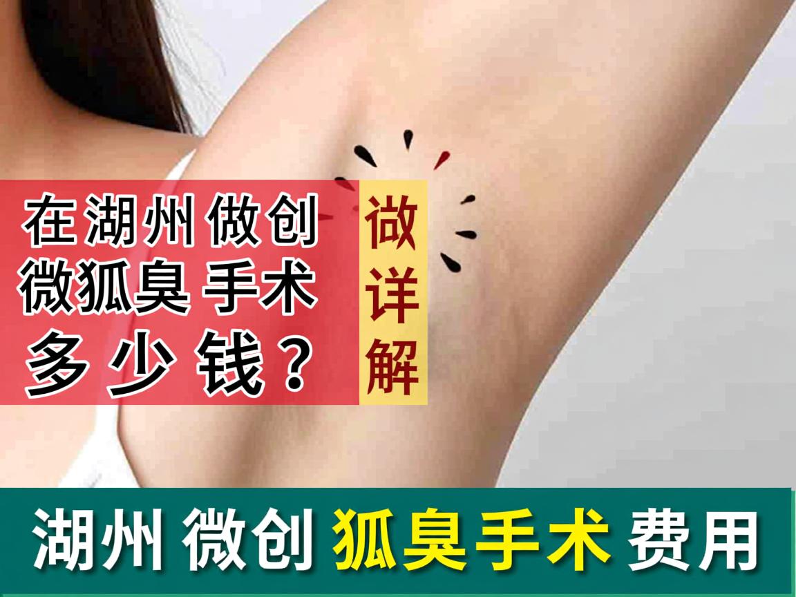 在湖州做微创狐臭手术多少钱?详解湖州微创狐臭手术费用 在湖州做微创狐臭手术多少钱?详解湖州微创狐臭手术费用
