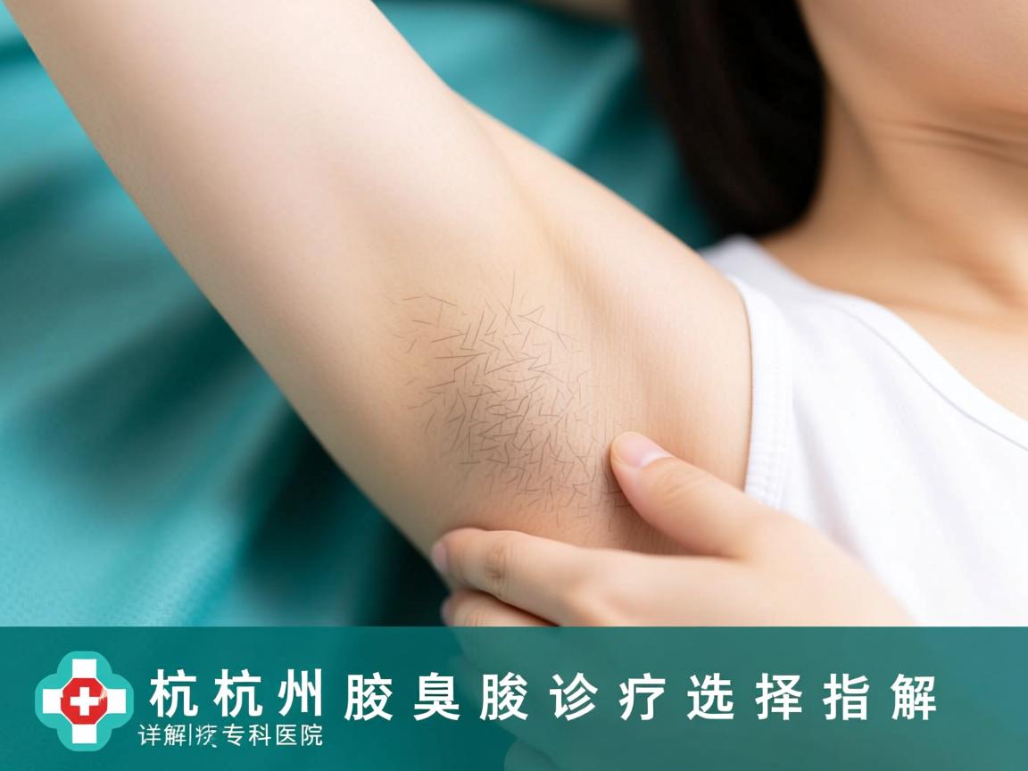 杭州腋臭诊疗选择指南，详解杭州腋臭专科医院