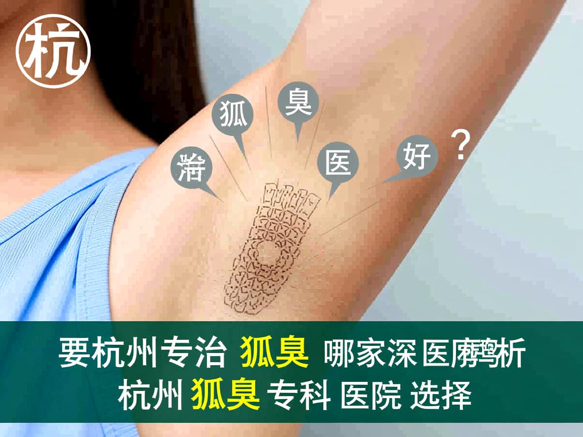 杭州专治狐臭哪家医院好？深度解析杭州狐臭专科医院选择