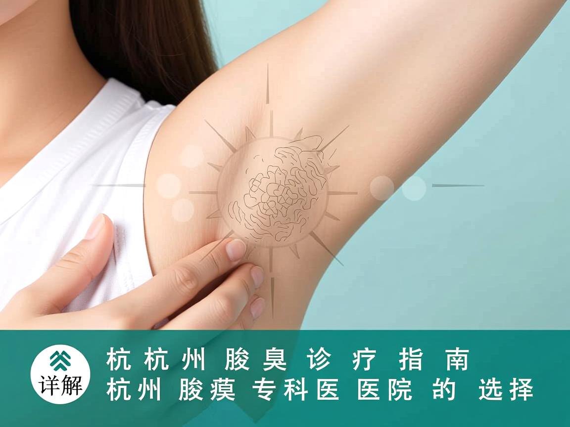 杭州腋臭诊疗指南，详解杭州腋臭专科医院的选择