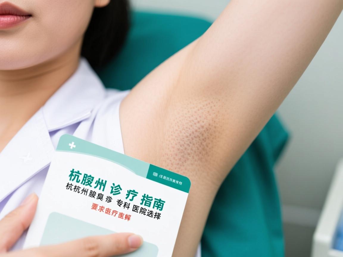 杭州腋臭诊疗指南，详解杭州腋臭专科医院的选择
