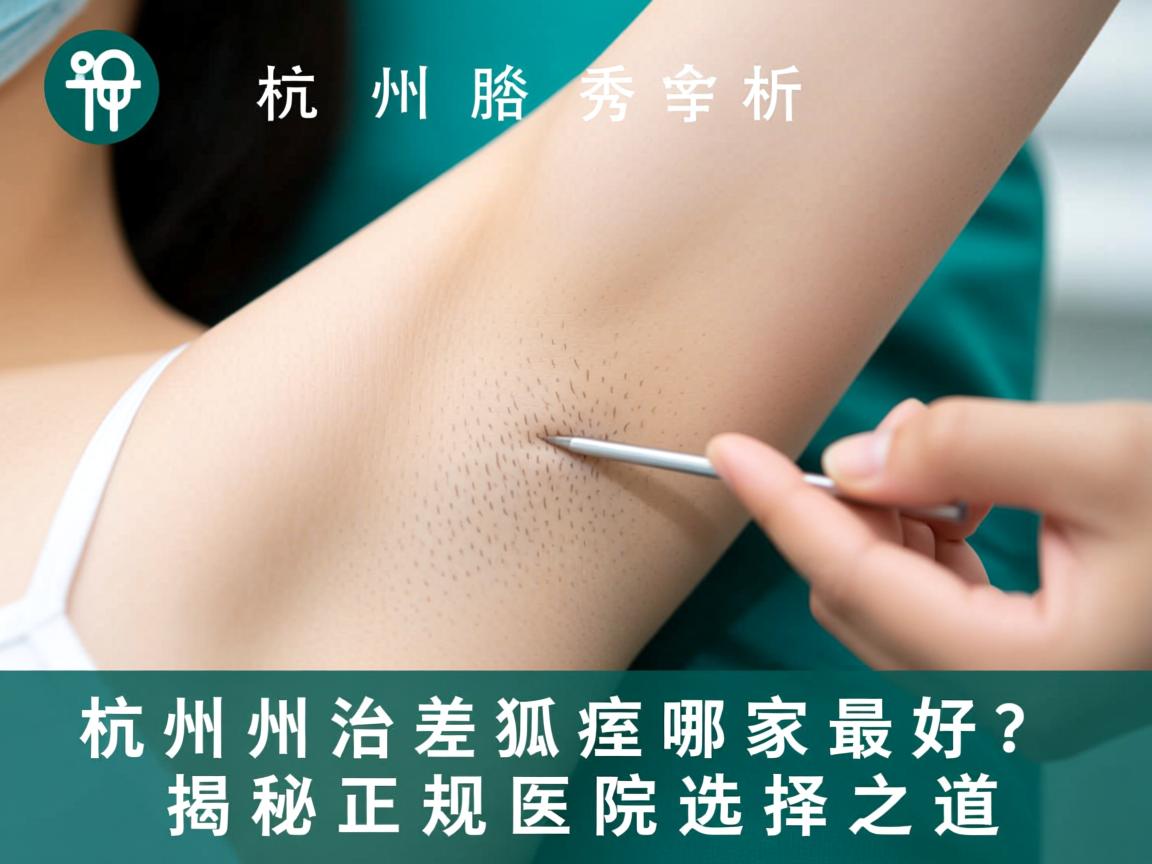 杭州腋秀解析，杭州治狐臭哪家最好？揭秘正规医院选择之道