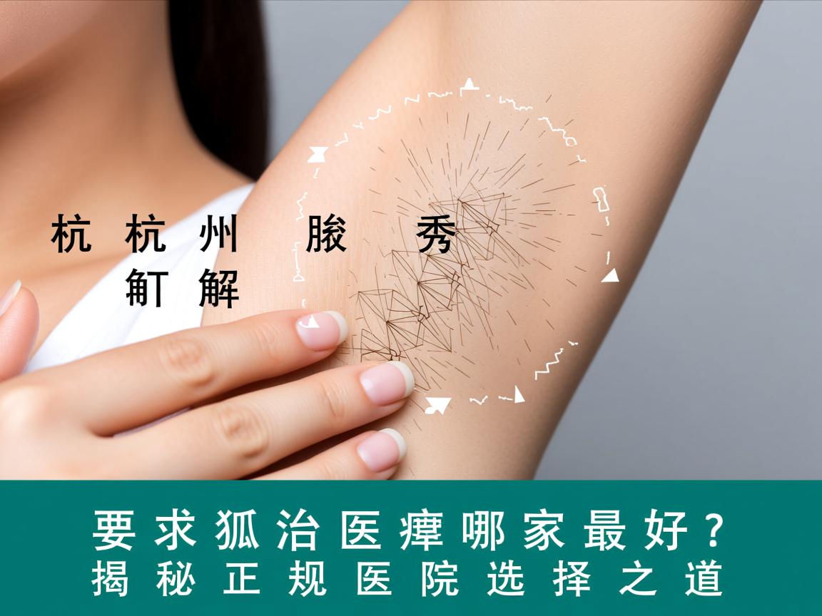杭州腋秀解析，杭州治狐臭哪家最好？揭秘正规医院选择之道