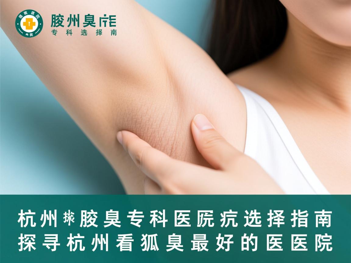 杭州腋臭专科医院选择指南，探寻杭州看狐臭最好的医院