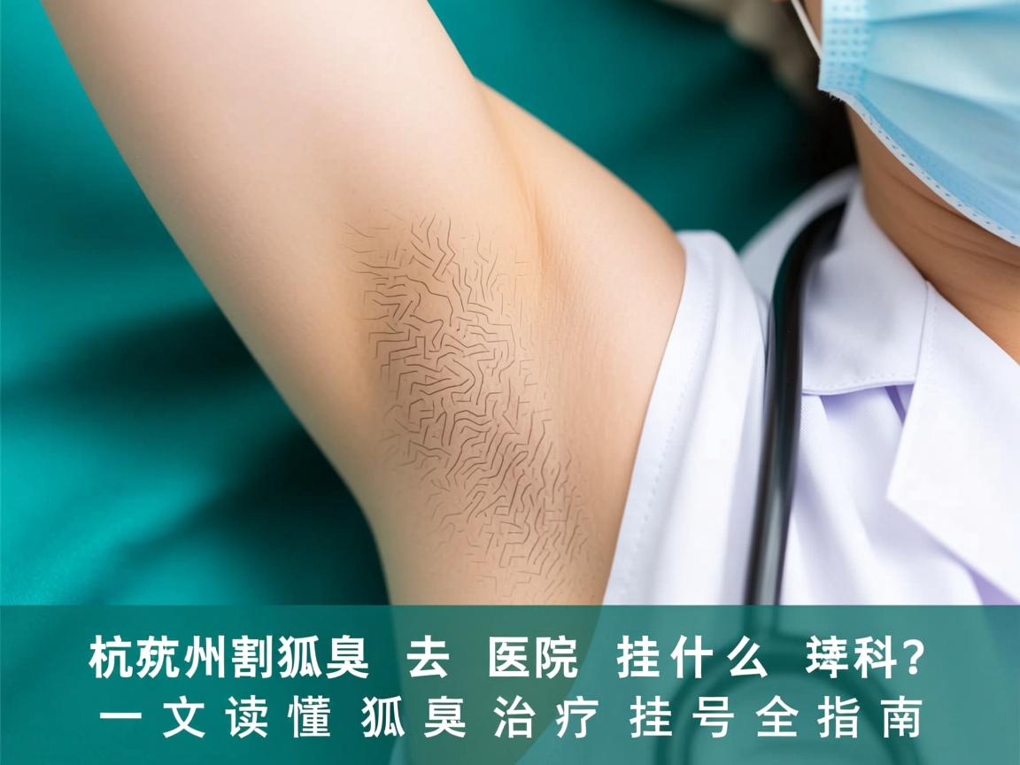 杭州割狐臭去医院挂什么科？一文读懂狐臭治疗挂号全指南