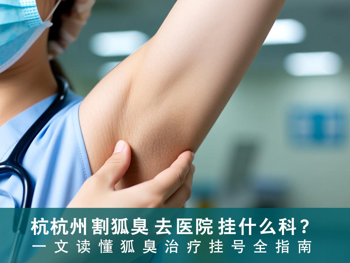 杭州割狐臭去医院挂什么科？一文读懂狐臭治疗挂号全指南