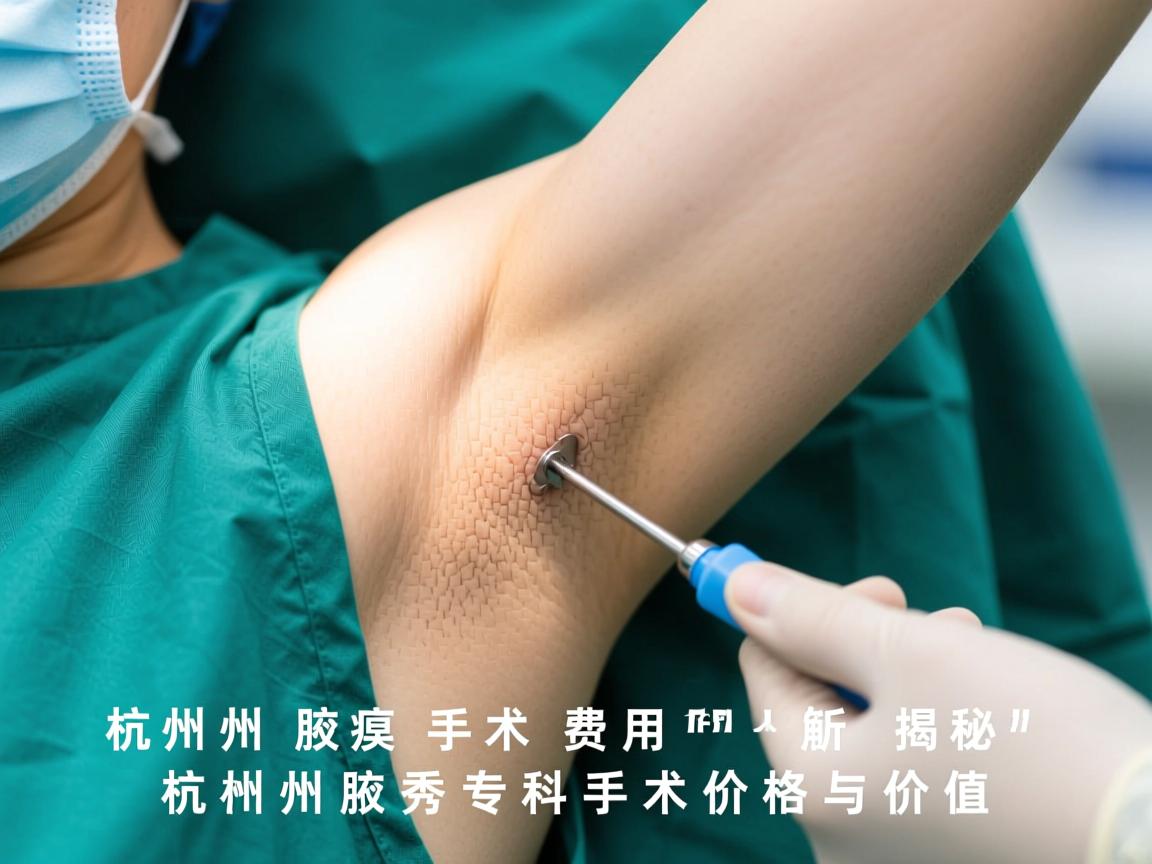 杭州腋臭手术费用解析，揭秘杭州腋秀专科手术价格与价值