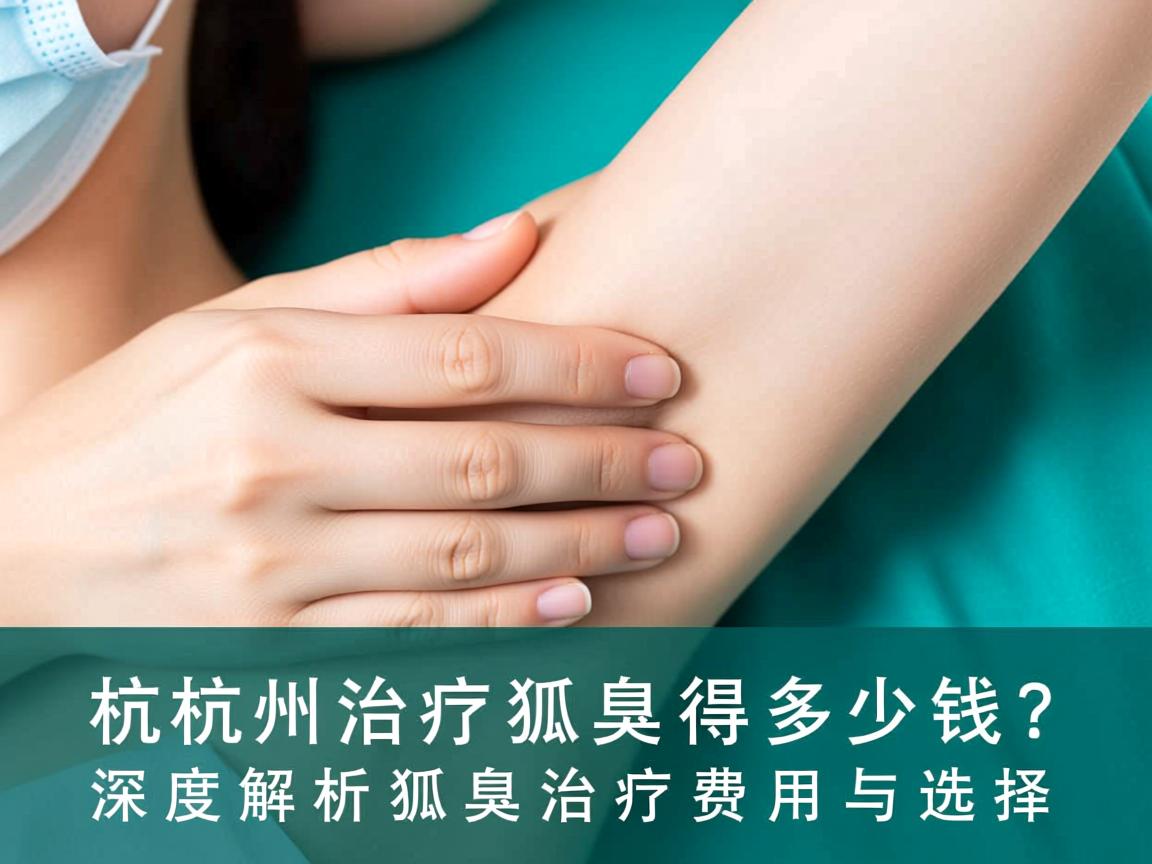 杭州治疗狐臭得多少钱？深度解析狐臭治疗费用与选择