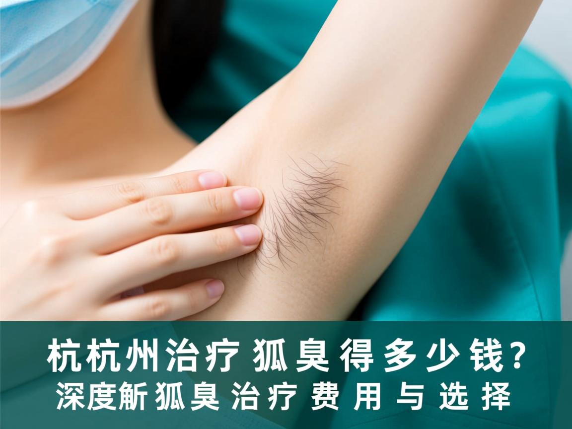 杭州治疗狐臭得多少钱？深度解析狐臭治疗费用与选择