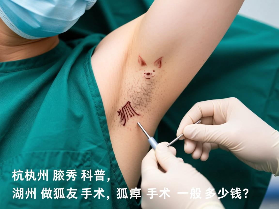 杭州腋秀科普，在湖州做狐臭手术，狐臭手术一般多少钱？