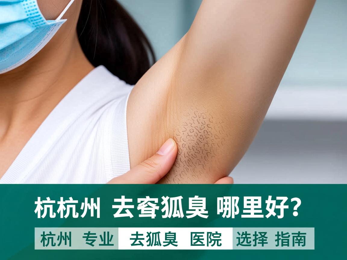 杭州去狐臭哪里好？杭州专业去狐臭医院选择指南