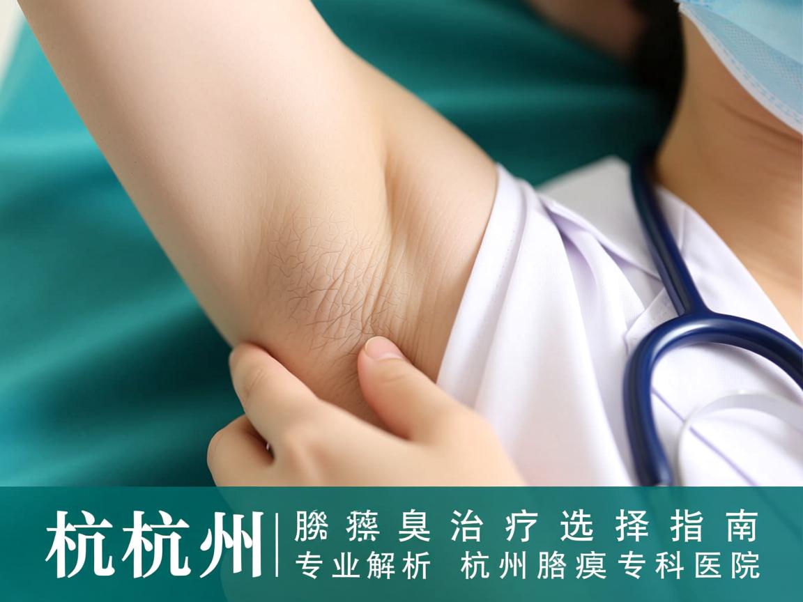 杭州腋臭治疗选择指南，专业解析杭州腋臭专科医院
