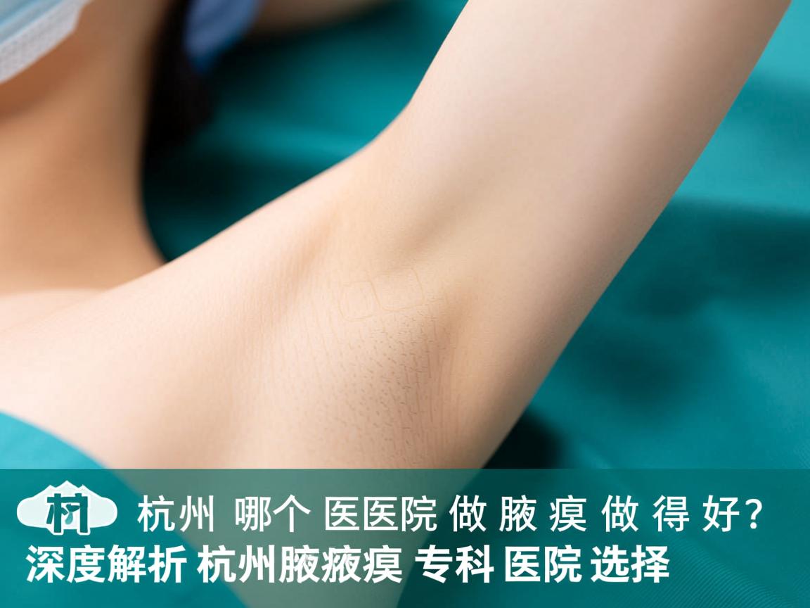 杭州哪个医院做腋臭做得好？深度解析杭州腋臭专科医院的选择