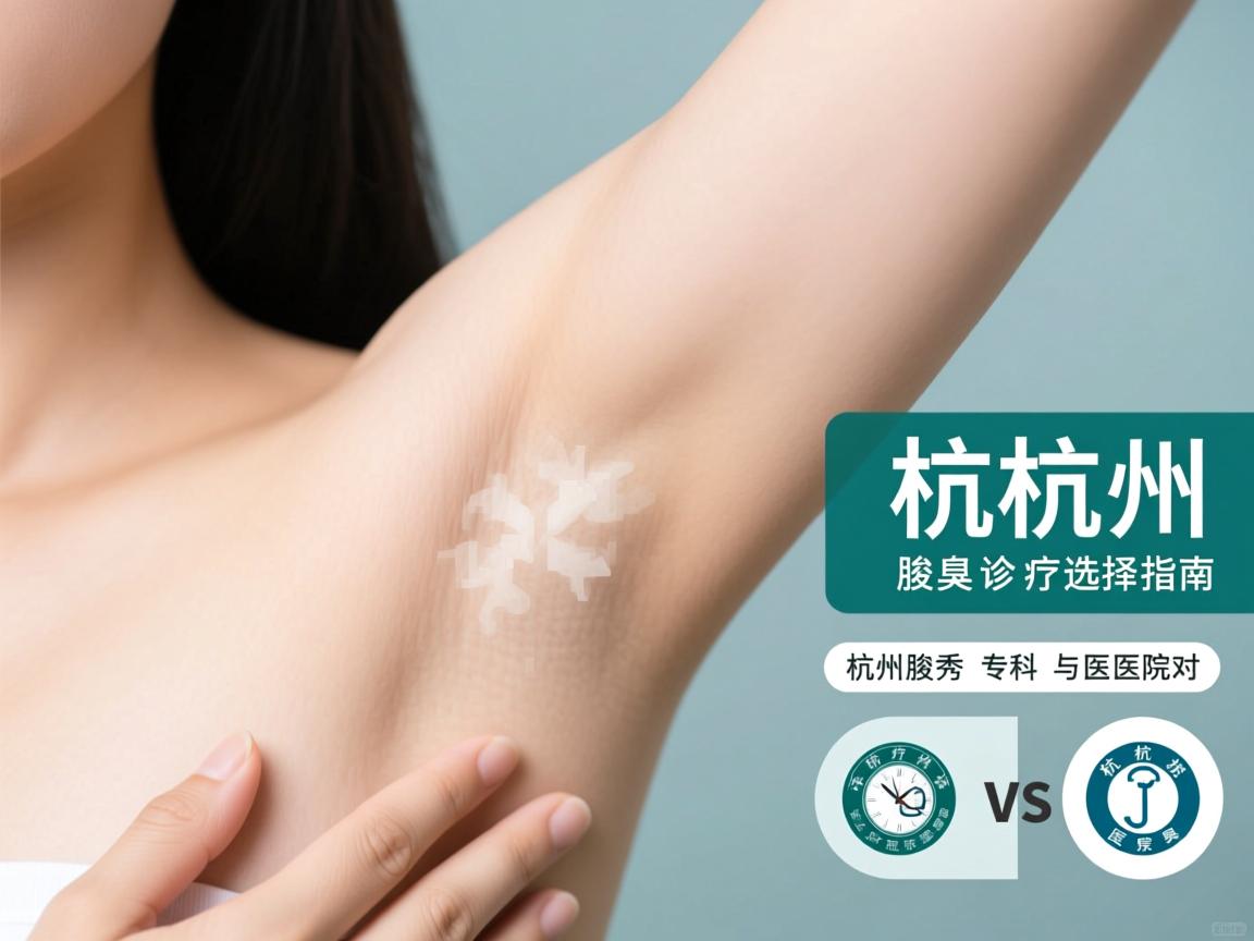 杭州腋臭诊疗选择指南，解析杭州腋秀专科与医院对比