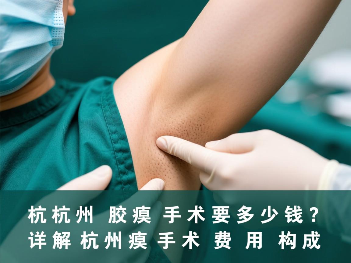 杭州腋臭手术要多少钱？详解杭州腋臭手术费用构成