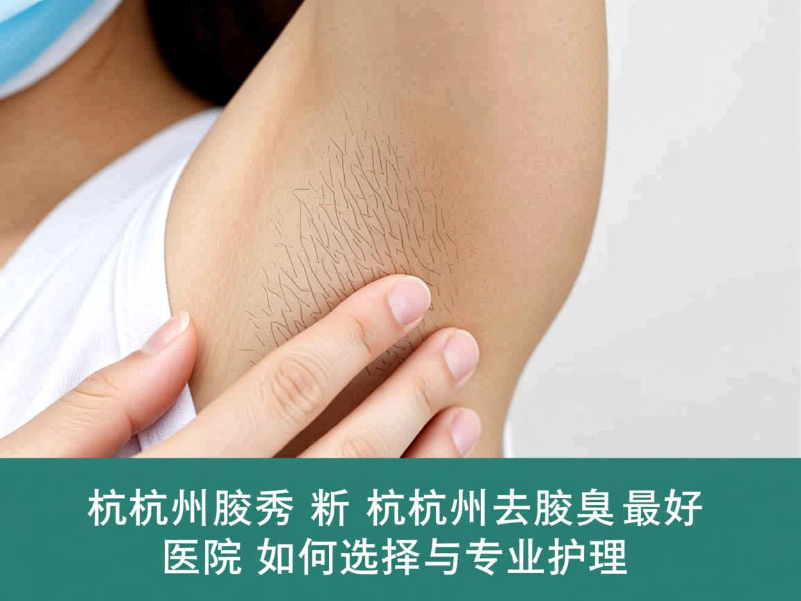 杭州腋秀解析，杭州去腋臭最好医院如何选择与专业护理