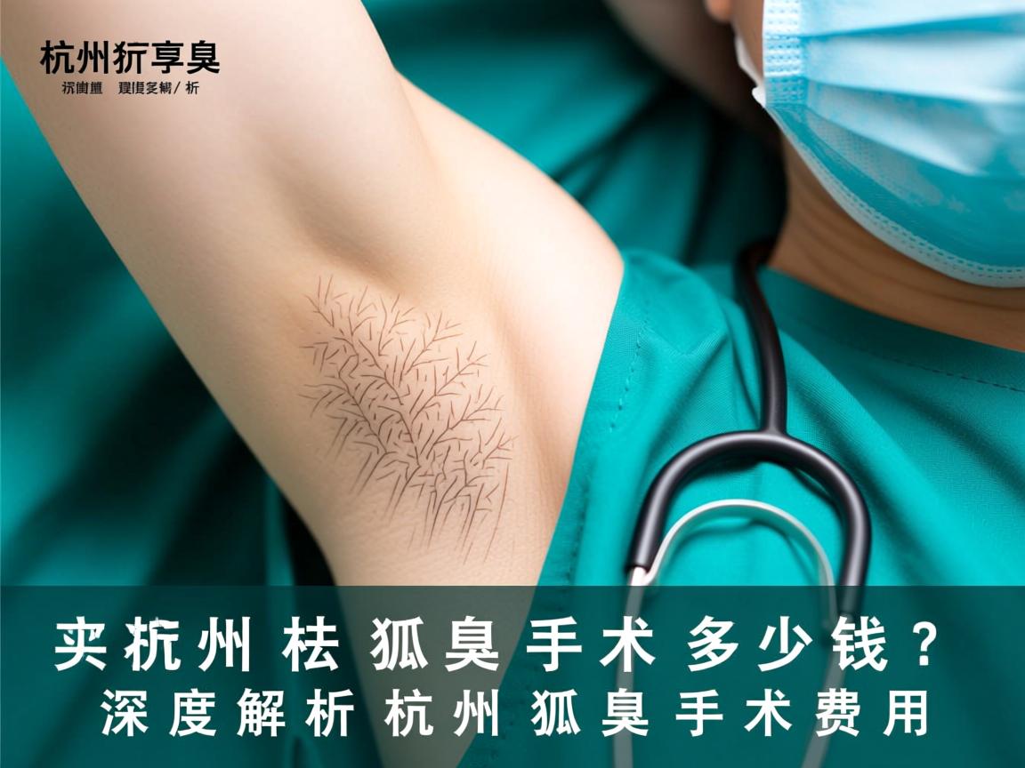 杭州祛狐臭手术多少钱？深度解析杭州狐臭手术费用