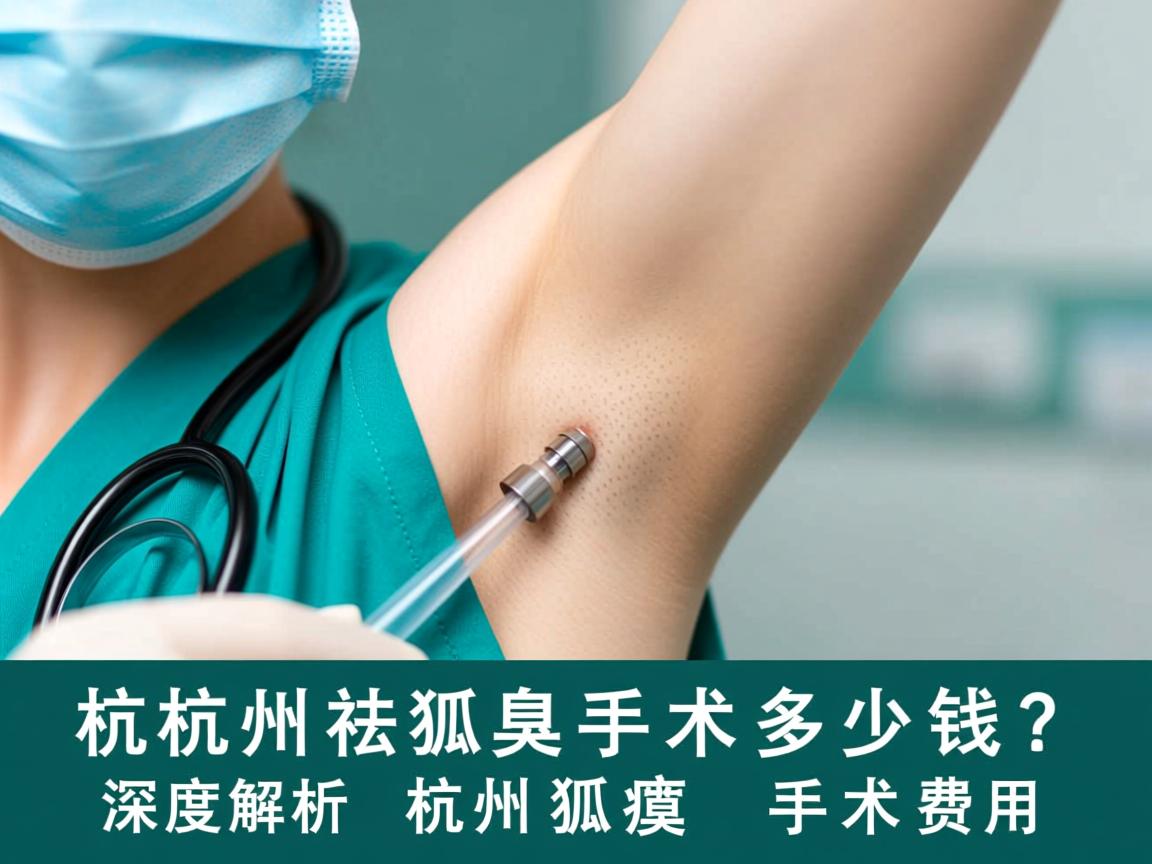 杭州祛狐臭手术多少钱？深度解析杭州狐臭手术费用