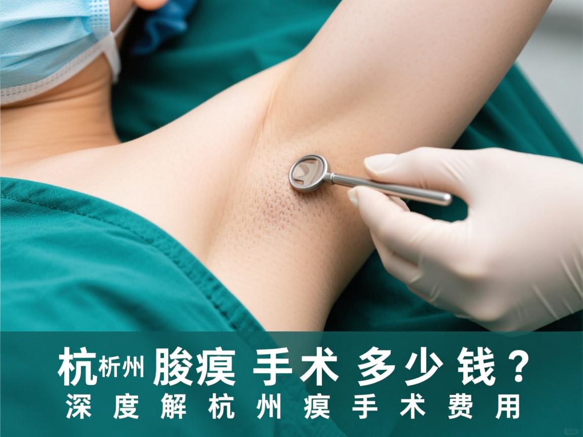杭州腋臭手术多少钱？深度解析杭州腋臭手术费用