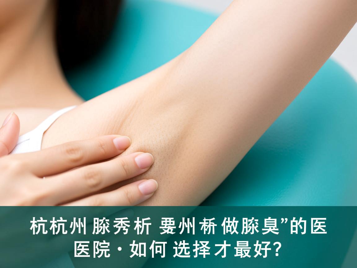 杭州腋秀解析,杭州做腋臭的医院如何选择才最好? 杭州腋秀解析,杭州做腋臭的医院如何选择才最好?