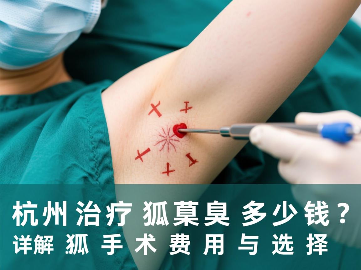 杭州治疗狐臭手术多少钱？详解狐臭手术费用与选择